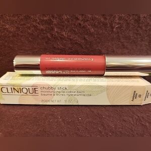 Clinique Chubby Stick Moisturizing Lip Colour Balm #07 Super Strawberry